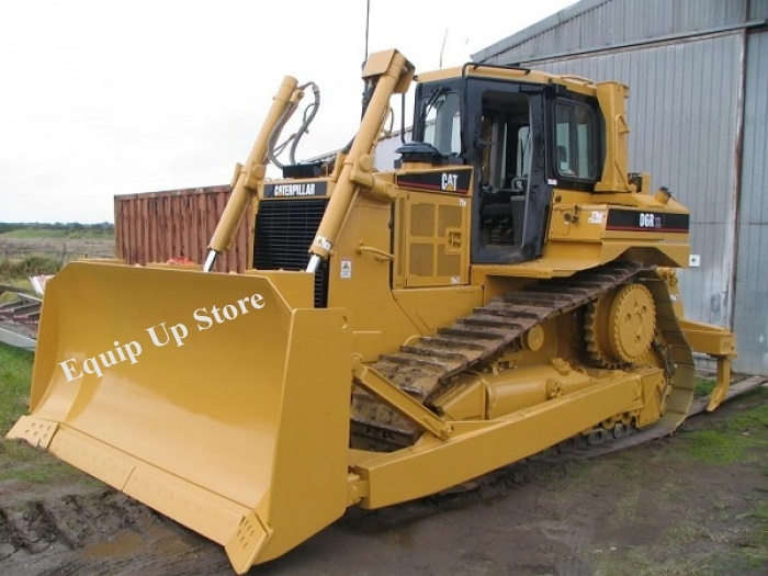 caterpillar d6r white color with the ripper Ton60001-01 
